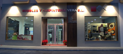Muebles y carpinteria Vera Fachada tienda